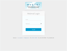Tablet Screenshot of mail.exanet.it